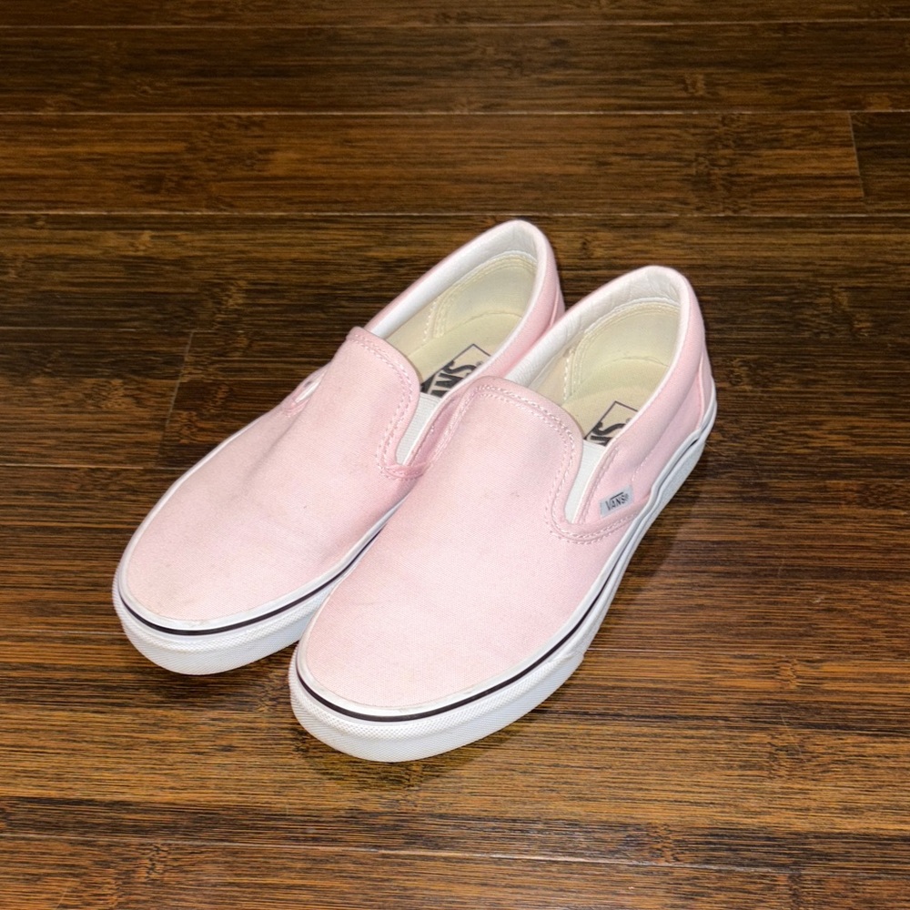 Vans Light Pink Slip-On Shoes